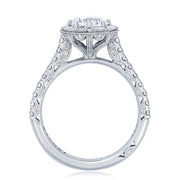 Round Bloom Engagement Ring