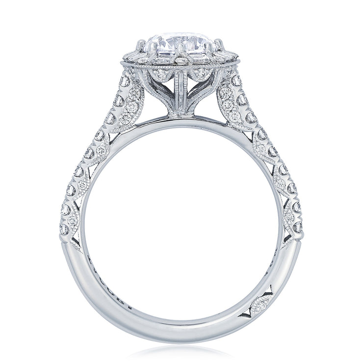 Round Bloom Engagement Ring