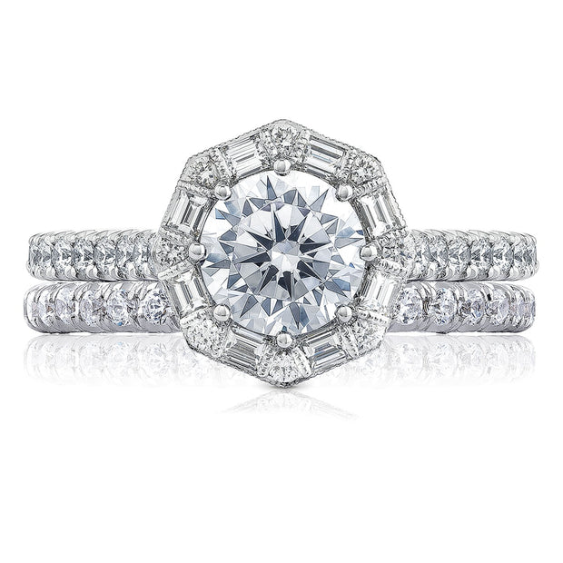 Round Bloom Engagement Ring