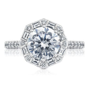 Round Bloom Engagement Ring