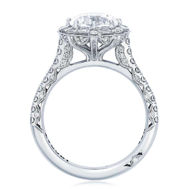 Round Bloom Engagement Ring