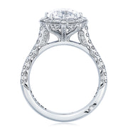 Round Bloom Engagement Ring