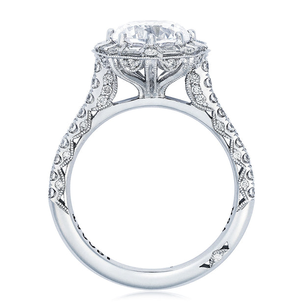 Round Bloom Engagement Ring