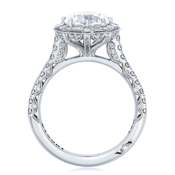Round Bloom Engagement Ring