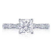 Princess Solitaire Engagement Ring