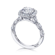 Round Bloom Engagement Ring