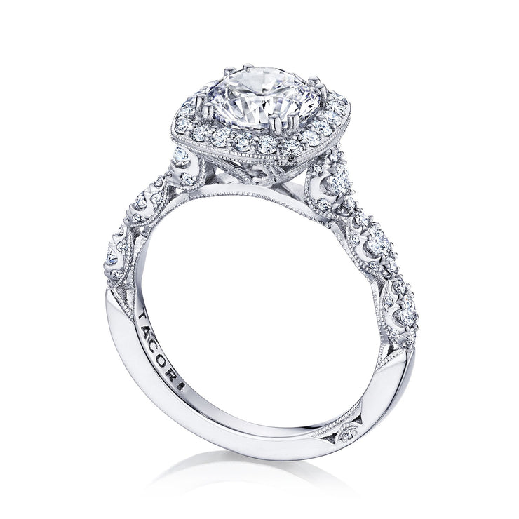 Round Bloom Engagement Ring