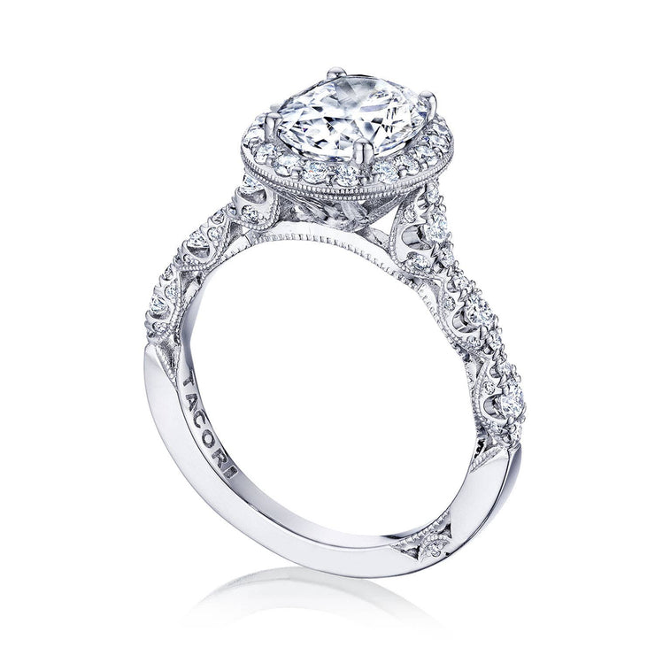 Oval Bloom Engagement Ring