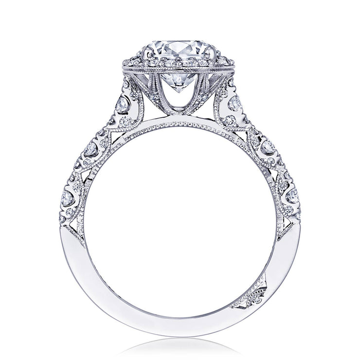 Round Bloom Engagement Ring