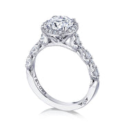 Round Bloom Engagement Ring