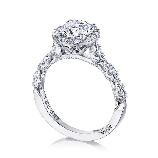 Round Bloom Engagement Ring