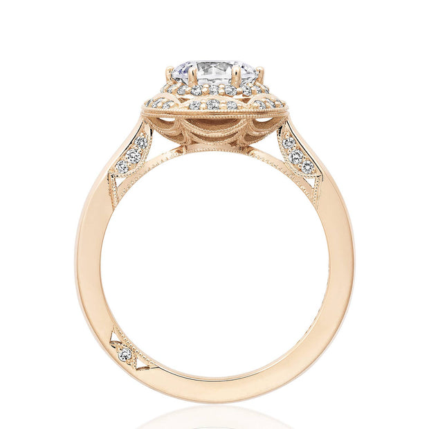 Round Bloom Engagement Ring