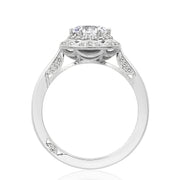 Round Bloom Engagement Ring