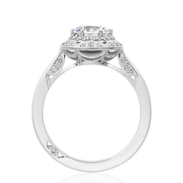 Round Bloom Engagement Ring