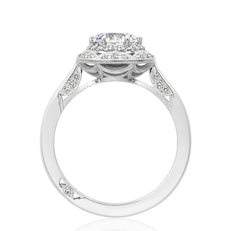 Round Bloom Engagement Ring