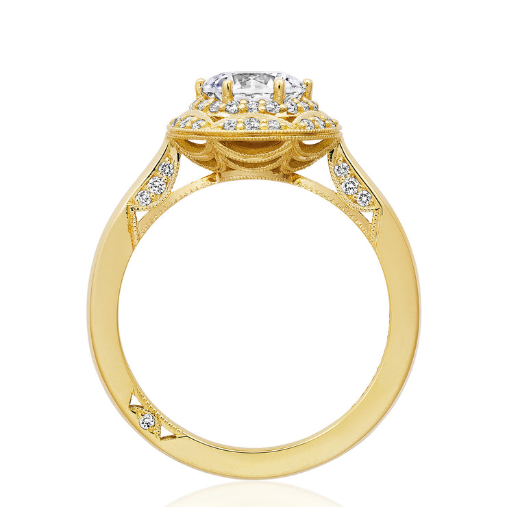 Round Bloom Engagement Ring