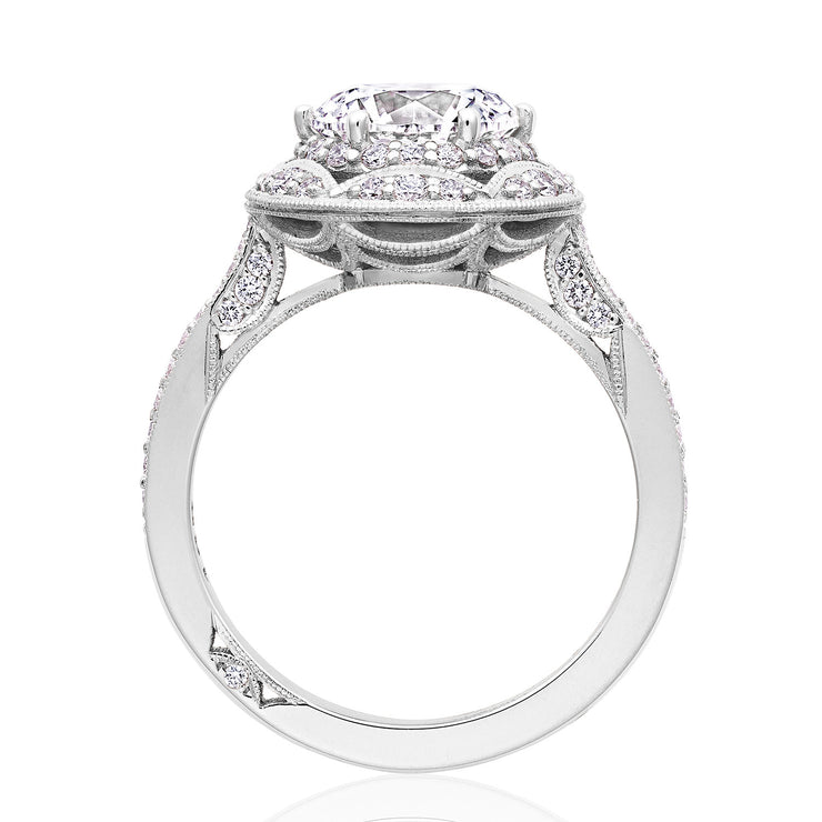 Round Bloom Engagement Ring