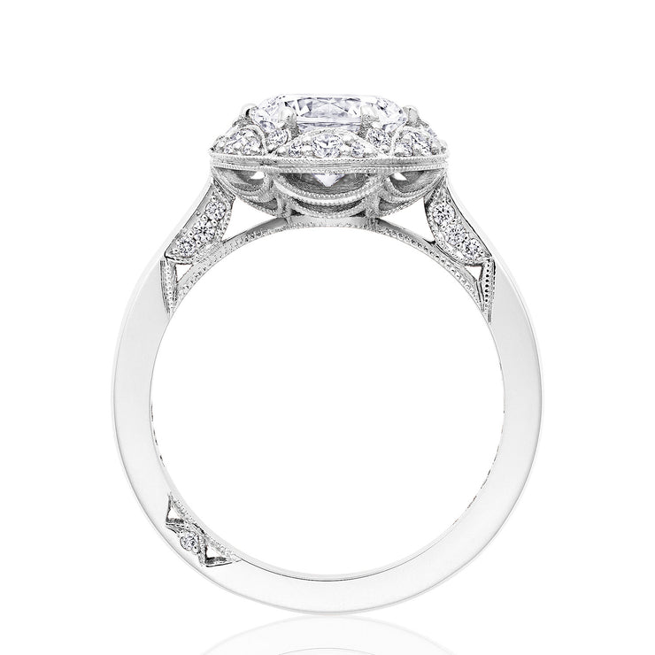 Round Bloom Engagement Ring