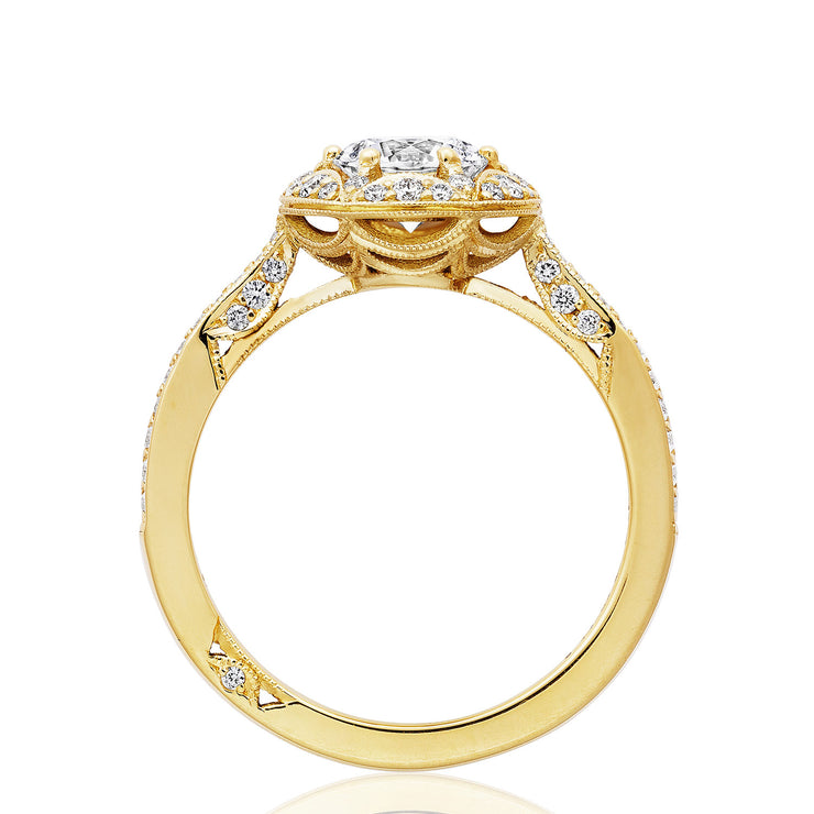 Round Bloom Engagement Ring