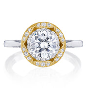 Round Bloom Engagement Ring