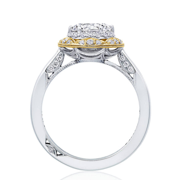 Round Bloom Engagement Ring