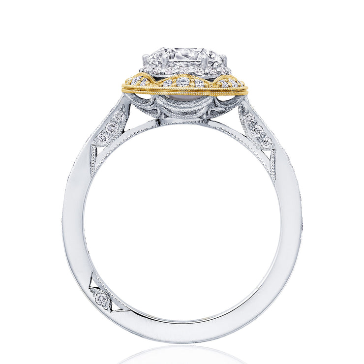 Round Bloom Engagement Ring