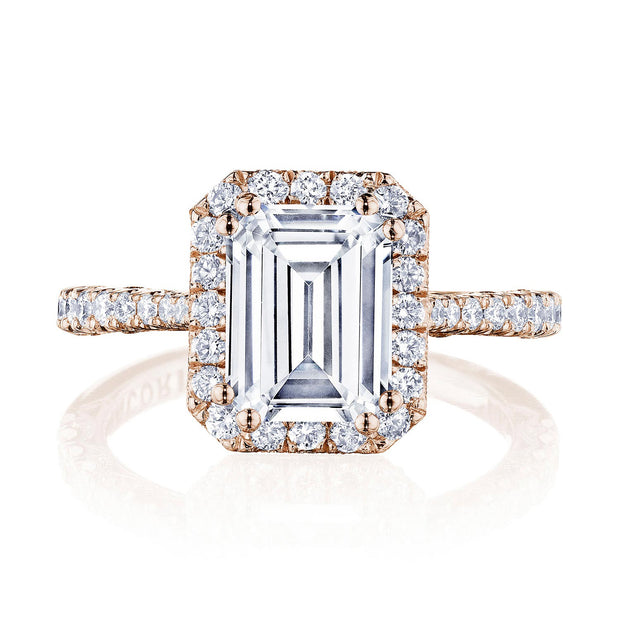 Emerald Bloom Engagement Ring
