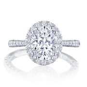 Oval Bloom Engagement Ring