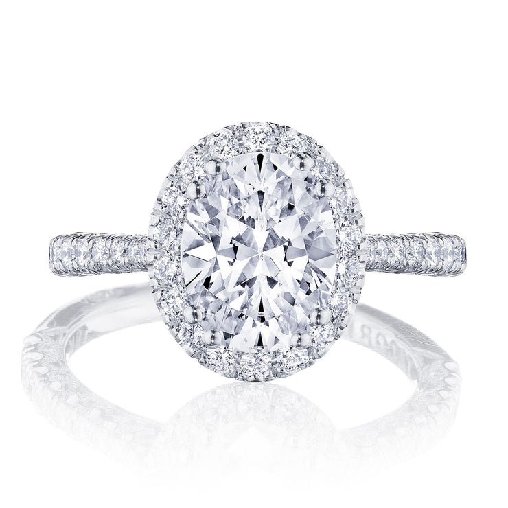 Oval Bloom Engagement Ring