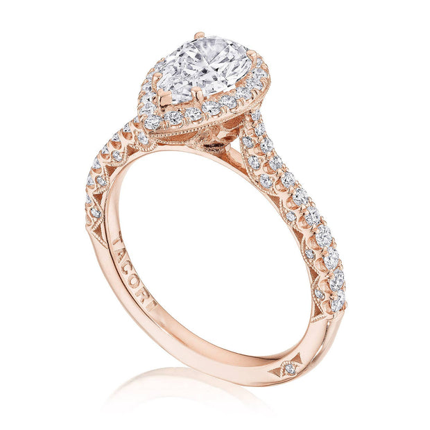 Pear Bloom Engagement Ring