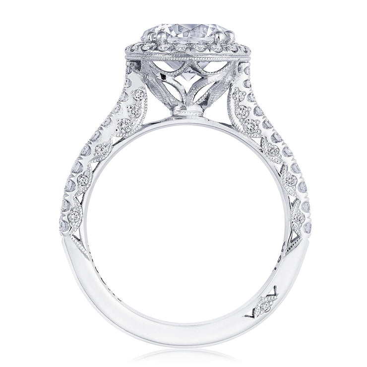 Round Bloom Engagement Ring