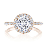 Round Bloom Engagement Ring
