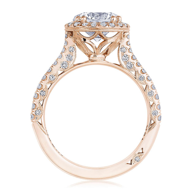 Round Bloom Engagement Ring