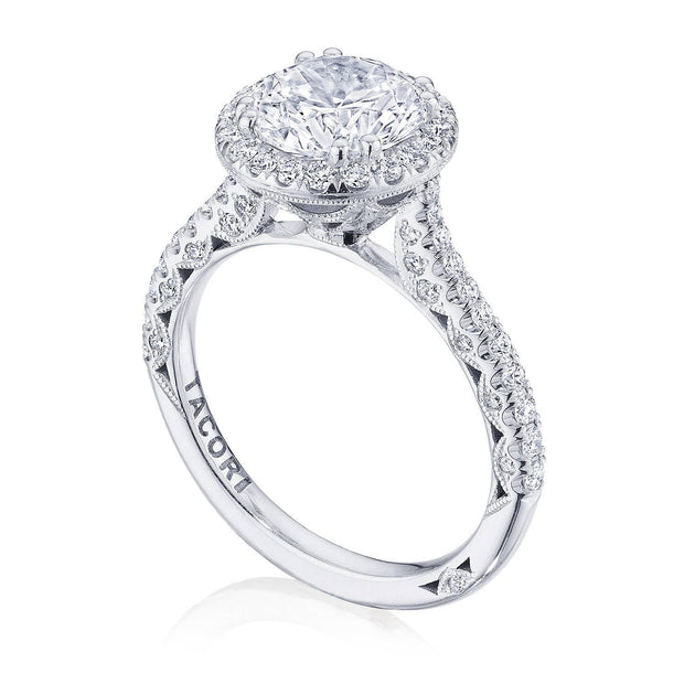 Round Bloom Engagement Ring