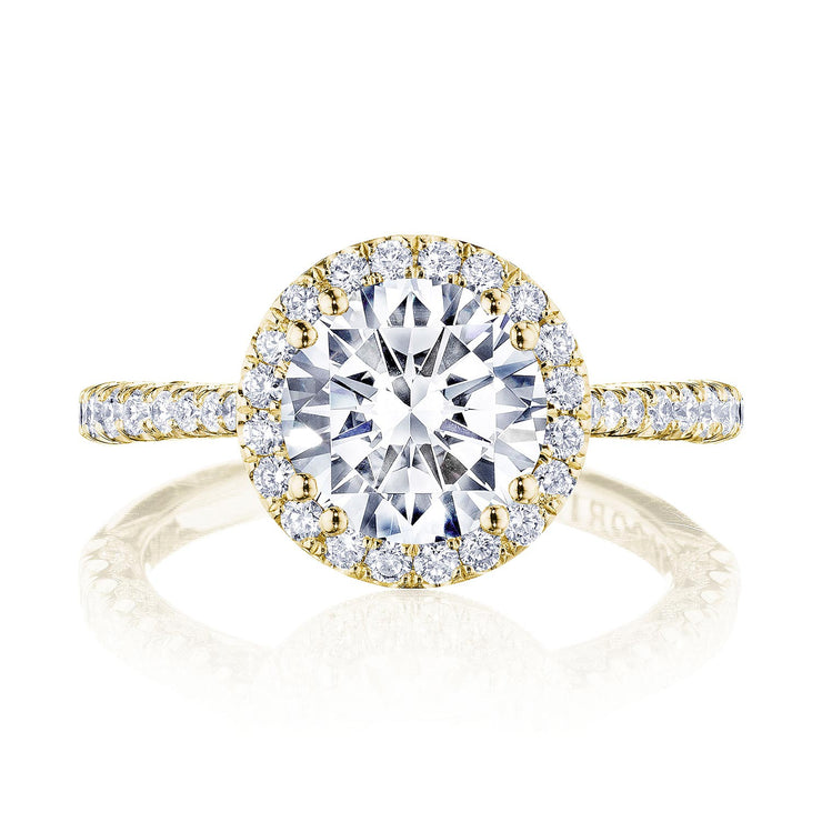 Round Bloom Engagement Ring