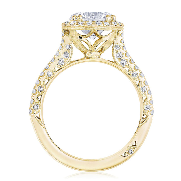 Round Bloom Engagement Ring