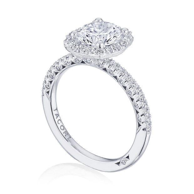 Round Bloom Engagement Ring