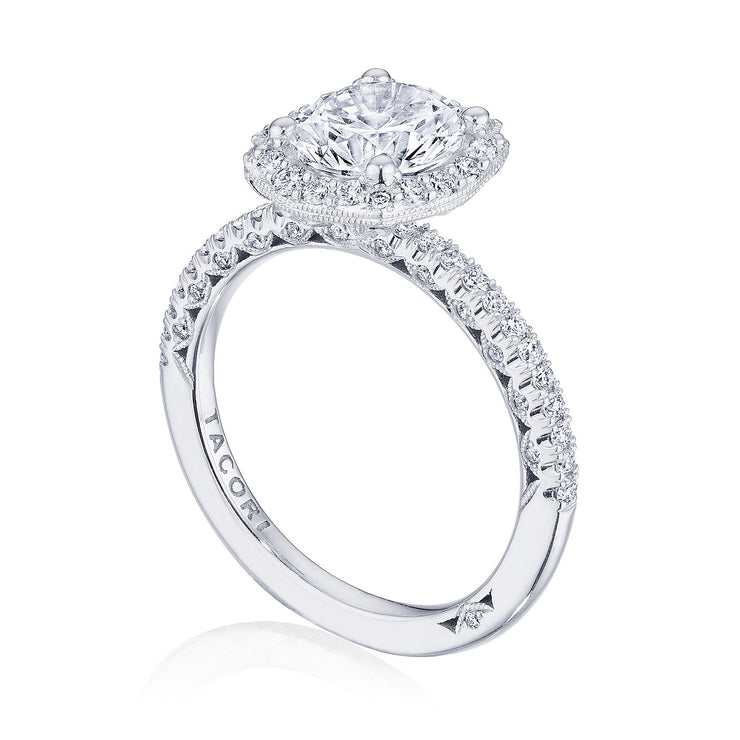 Round Bloom Engagement Ring