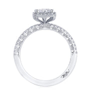 Emerald Bloom Engagement Ring