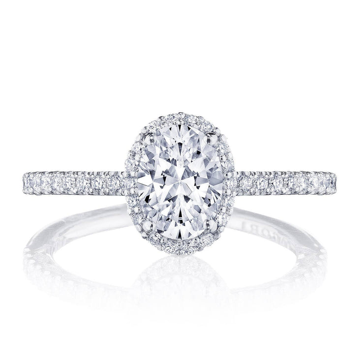 Oval Bloom Engagement Ring