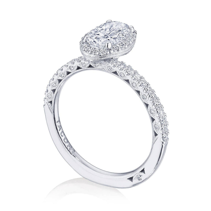 Oval Bloom Engagement Ring