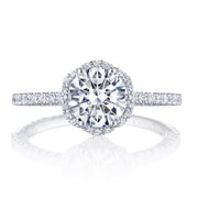 Round Bloom Engagement Ring