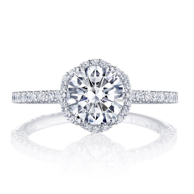 Round Bloom Engagement Ring