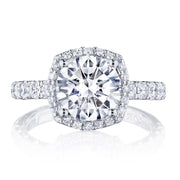 Round Bloom Engagement Ring