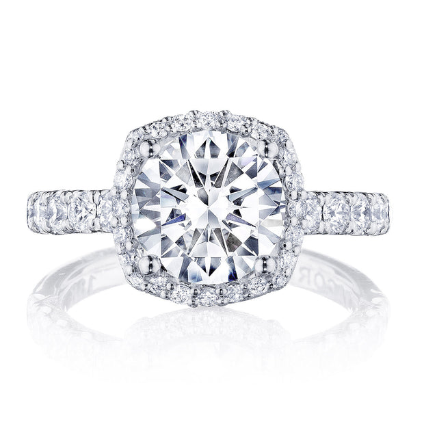 Round Bloom Engagement Ring