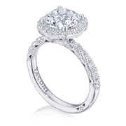 Round Bloom Engagement Ring