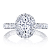Oval Bloom Engagement Ring