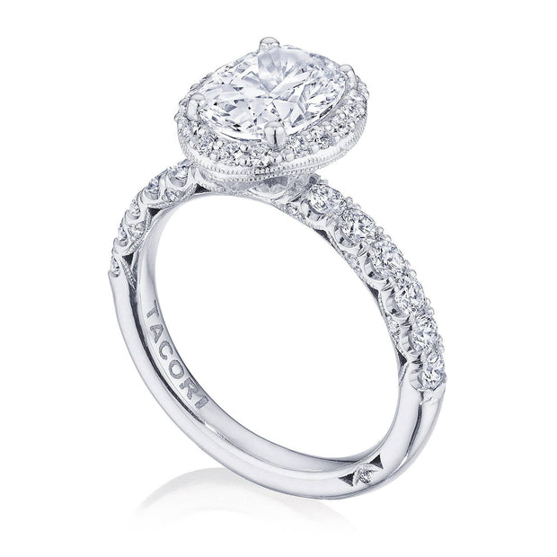 Oval Bloom Engagement Ring