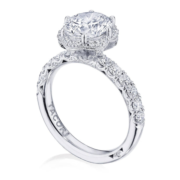 Round Bloom Engagement Ring