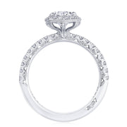 Round with Cushion Bloom Engagement Ring